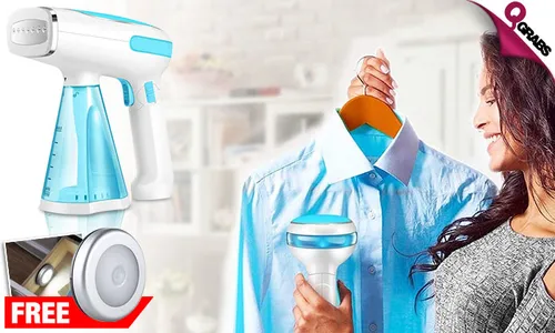 Tornado Portable Garment Steamer + FREE Magnetic Motion Sensor Lights!
